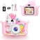 Kids Toy Camera, Digital Camera for Toddlers, Portable Digital Camera with Video, for Boys and Girls Aged 3-12, Christmas Birthday Gift for Kids, with 32G SD Card and USB Reader (Pink Unicorn)
