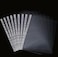 100 PCS Plastic Punched Pockets Folder A4 Micro Transparent File Protector Best Folder Plastic For Office or School work