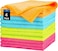 MOMENT 4 Pack Microfiber Cleaning Cloth Multi Purposes Kitchen Towel Set (30 x 30 cm) Super Absorbent Reusable Cleaning Towels - Kitchen Cloth