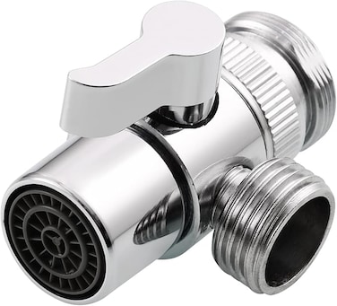 Brass Diverter Valve for Kitchen Sink Faucet or Bathroom Basin Tap, Faucet Replacement Part M22 X M24