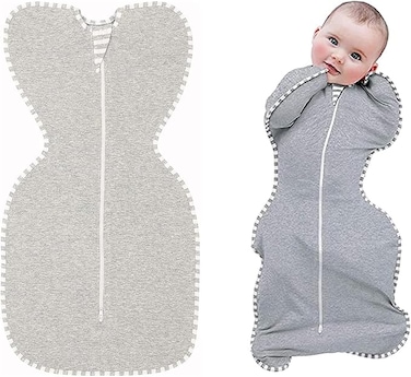 Baby Swaddle Wrap Swaddle Blanket for 0-3 Months Baby Girls Boys Receiving Swaddling Wrap Grey Boys Girls Ultra-Soft Newborn Sleeping Wraps for Infant Baby Gift - Grey