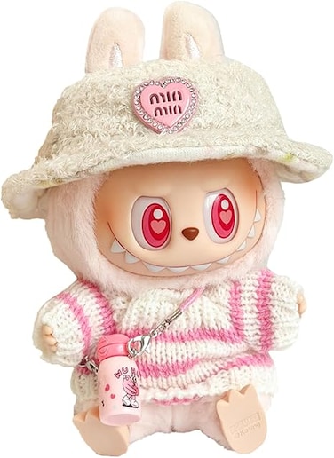 7" Plush Doll Clothes for Labubu (E)