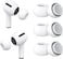 [3 Pairs] Ear Tips for Airpods Pro and Airpods Pro 2nd Generation with Noise Reduction Hole, Silicone Ear Tips for Airpods Pro /Pro2 Ear Caps (M)