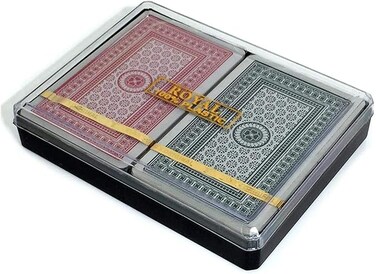4 Non- Toxic Washable, All Plastic Playing Cards - Twin Pack