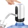 5 Gallon Water Bottle Pump, USB Charging Portable Electric Water Pump for for for 2-5 Gallon Jugs USB Charging Portable Water Dispenser for Office, Home, Camping, Kitchen and etc. White