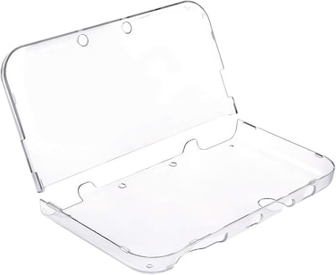 XL Case - Ultra Clear Crystal Transparent Hard Shell Protective Cover for New 2015 Nintendo 3DS XL LL - Modified Hinge-Less Design