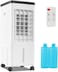 3-IN-1 Portable Air Conditioner, Air Cooler Cooling Fan 3Speeds &amp; 3 Modes, Evaporative Air Cooler for Home 8L Water Tank,Evaporative Oscillating Swamp Fan, 7H Timer Remote Control Humidifier