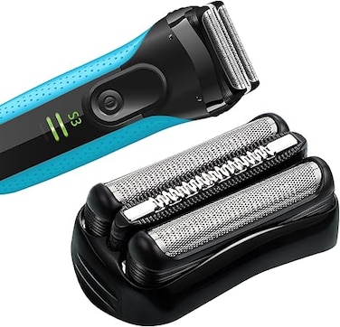 Shaver Replacement Head Compatible with All Braun Series 3 Shaver, Shaving Head for Men Electric Foil Shaver Cordless Razor Head fit 21B 3000s 3010s 3040s 3050cc 300S 310S 320S 330S 340S 360S 380S