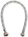 SS Fil-Nox Stainless Steel Flexible Water Heater Connection Hose (1/2in x 1/2 in Female, 600mm)