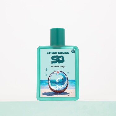 Street Origins Hawaii Ting Venus Eau De Parfum for Women, 75ml Luxury Niche Perfume, Tropical Fruity Floral Scent with Acai, Blueberry, Freesia, Lily Of The Valley, Amber &amp; Cedarwood