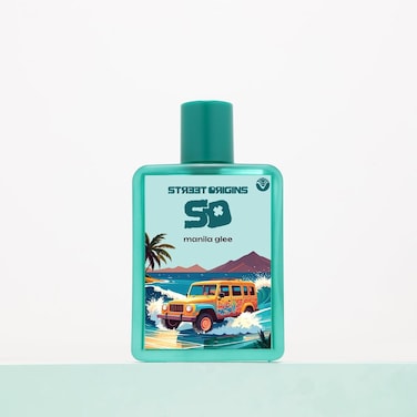 Street Origins Manila Glee Venus Eau De Parfum for Women, 75ml Luxury Niche Perfume, Tropical Fruity Floral Gourmand Scent with Coconut, Peach, Mandarin, Vanilla, Caramel &amp; Amber