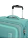 American Tourister Seville Suitcase, 2pc Set (57 + 69 cm), 4 Wheels, Soft Top, Polyester, Green,TSA Lock,Front Storage Compartment,Inner Mesh Zippered Pocket - 3 Years International Warranty