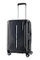 American Tourister Technum Suitcase, 2pc Set (55 + 77 cm), 4 Spinner Wheels, Hard Top, Polycarbonate, Diamond Black,DuoSaf Security Zipper,Expandable,TSA Lock - 3 Years International Warranty
