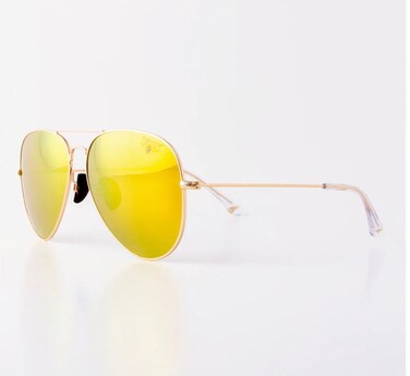 TOP GUN&reg; POLARIZED AVIATOR "RIVET" SUNGLASSES