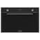 SANMICA 60cm Built In Electric Oven 66L Capacity, 8 Cooking Functions, LED Display, A Rated, Black Enamel Interior Stainless Steel Finish, Made in Italy, 1 Year Manufacturer Warranty