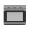 SANMICA Built In Gas Oven SMO6641GX 60cm Stainless Steel &amp; Black Glass 61L Capacity 6 Cooking Functions Gas Grill &amp; Turnspit 1 Year Warranty Made in Italy