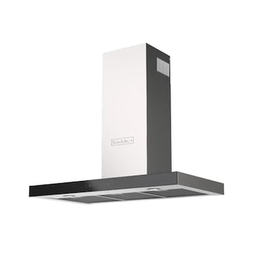 SMH90CIX 90cm Built-Under Cooker Hood, 3-Speed Push Button, Double Motor, LED Lighting, Stainless Steel Finish, Made in Romania, 1-Year Manufacturer Warranty