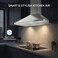 SMH90PIX 90cm Pyramidal Cooker Hood, Wall Mounted, 3 Speed Push Button, 800 m&sup3;/h Extraction, LED Light, Stainless Steel Finish&nbsp;Made&nbsp;in&nbsp;Italy