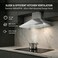 SMH60PIX 60cm Wall Mounted Pyramidal Cooker Hood, 3-Speed Push Button, 800 m&sup3;/h Extraction, LED Light, Stainless Steel Finish, Made in Italy