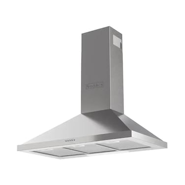 SMH60TIX 60cm Built-In Chimney Cooker Hood, 3+1 Speed Push Button, 800 m&sup3;/h Extraction, LED Lighting, Stainless Steel Finish, Made in Italy