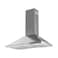 SMH60TIX 60cm Built-In Chimney Cooker Hood, 3+1 Speed Push Button, 800 m&sup3;/h Extraction, LED Lighting, Stainless Steel Finish, Made in Italy