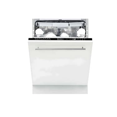 SANMICA 60cm Fully Integrated Dishwasher &ndash; 16 Place Settings, 9 Programs, A++ Energy Rating, Stainless Steel, 45dB Quiet, Made in Turkey