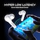 Faster FusionX White Bluetooth Earbuds