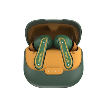 Faster Roar Green Bluetooth Earbuds