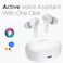 Faster S50 White Bluetooth Earbuds