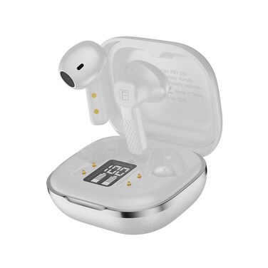 Faster Tronix Bluetooth Earbuds- Frost White