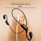 Faster AS20 OpenEar Air Conduction Bluetooth Headphones- Black