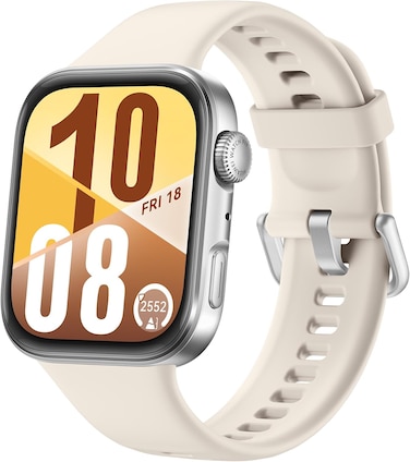 HUAWEI WATCH FIT4 SmartWatch, 1.82&rdquo;Display, 100+ Sports modes, Fitness Tracker, Heart Rate Monitor, Emotional Wellbeing Assistant, upto 10-Day Battery Life, iOS&amp;Android, White