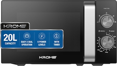 Krome 20L Microwave Oven, - KR-MW20MM