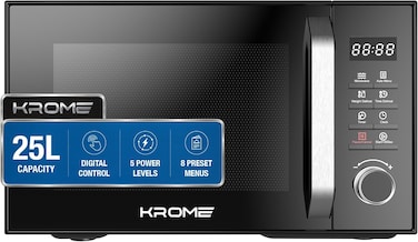 Krome 25L Microwave Oven, - KR-MW25DM