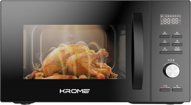 KROME Microwave Oven with Grill, 31L Capacity - KR-MW31DM