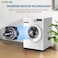 Krome 7kg Front Load Washing Machine, BLDC Inverter Motor, 1400 RPM, 15 Programs, Lunar Dial, LED Display, Multiple Temperature, White, KR-WFL707WIS