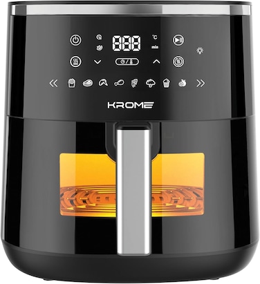 KROME Air Fryer with Detachable Vortex Frying Rack  - KR-AF42DD