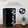 Krome 141L Gross Glass Door Refrigerator, Direct Cool, Floral Design, R600a Refrigerant, KR-RF141GG