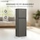Krome 370L Gross Double Door Refrigerator, Smart Inverter Compressor, 360&deg; Swing Flow Cooling, Total No Frost, Super Freeze, Energy Efficient, Dark Silver, KR-RFF370TI