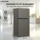 Krome 700L Gross Double Door Refrigerator, Smart Inverter Compressor, 360&deg; Swing Flow Cooling, Total No Frost Technology, Super Freeze, Energy Efficient, Dark Silver, KR-RFF700TI