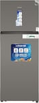 KROME 422L Gross,Double Door Top Mounted Refrigerator with Multi Air Flow System,No-Frost Cooling with Electronic Touch Temperature Control,Door Alarm, Grey, 10 Year Compressor Warranty-KR RFF 565TI