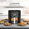 KROME 7.2L Air Fryer With Transparent Viewing Window   8 Preset Menus   60&ndash;200&deg;C Adjustable Temperature Control   Internal Light   Touch Control Panel   Keep Warm Function   Shake Reminder- KR-AF72DD