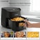 KROME 7.2L Air Fryer With Transparent Viewing Window   8 Preset Menus   60&ndash;200&deg;C Adjustable Temperature Control   Internal Light   Touch Control Panel   Keep Warm Function   Shake Reminder- KR-AF72DD