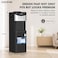 Krome Top Loading Water Dispenser   Hot, Cold &amp; Normal Water   Compressor Cooling   Storage Cabinet   Child Safety Lock   Stainless Steel Tank   Black &amp; Silver- KR-WDTL300L