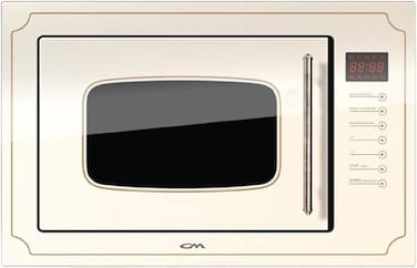CM COUNTRY CLASSIC - 60cm BUILT-IN MULTIFUNCTION MICROWAVE, 25L CAPACITY, DOOR SAFETY LOCK SYSTEM, DEFROST BY TIME ADD 30 SEC