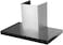 CM FLORENCE 90,WALL MOUNTEF HOOD 90cm SILVER, HAND SENSOR, RANGE HOOD, 3 SPEEDS, TOUCH SWITCH 2 X 3 LAYERS ALUMINUM FILTER, 150 MM OUTLET CARBON FILTER