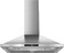 CM BUTTERFLY INOX 60cm Wall Mounted Range Hood &ndash; Silver Hood with Touch Screen &amp; 1000 m&sup3;/h Airflow
