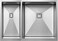 ELITE HMD5844 SSSQ Double Bowl 1.5 Under-Mount Kitchen Sink &ndash; Stainless Steel Sink with Radius 10 Design