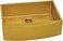 ELITE APRON SB9050G Freestanding Matte Gold Stainless Steel Kitchen Sink &ndash; Premium Single Bowl Apron Front Sink