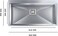 ELITE MK8650SS Top Mount Stainless Steel Kitchen Sink &ndash; Single Bowl Matte Finish Sink with Heavy-Duty Construction
